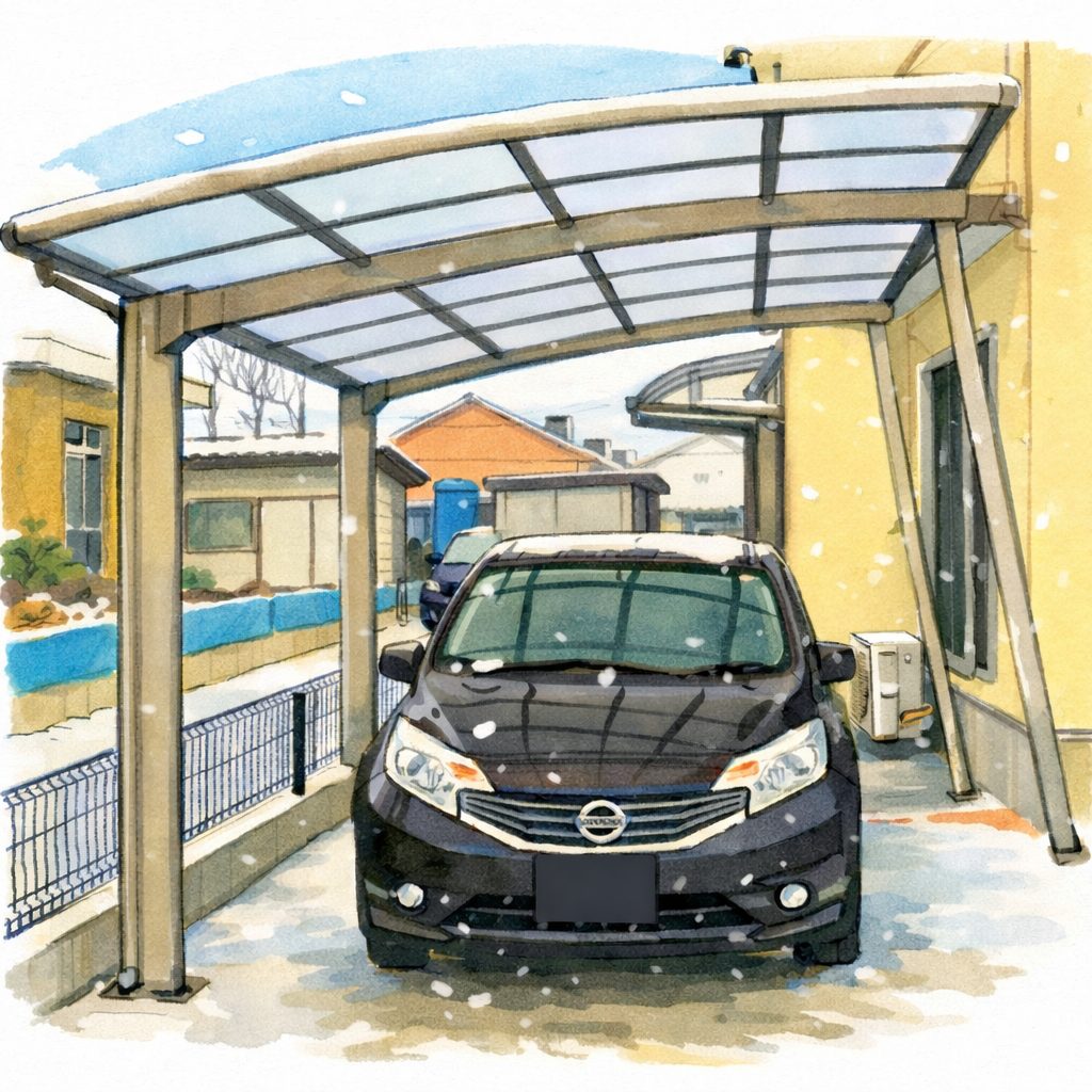 カーポートの絵