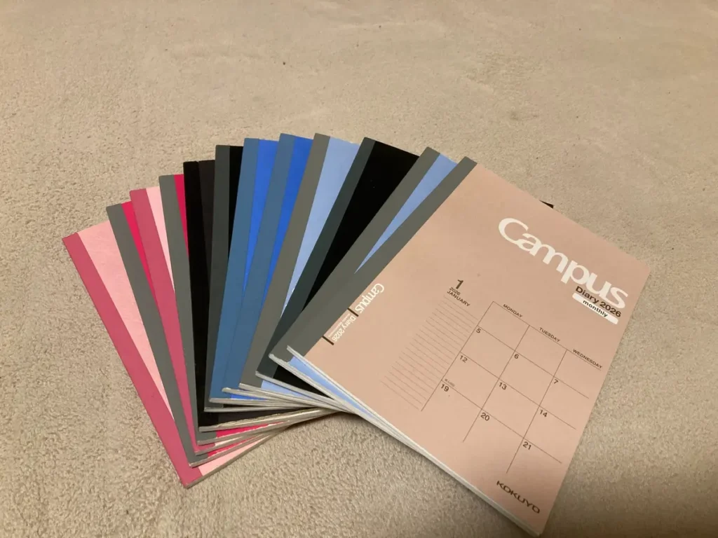家計管理に使えるキャンパスノートの種類とカラーバリエーション