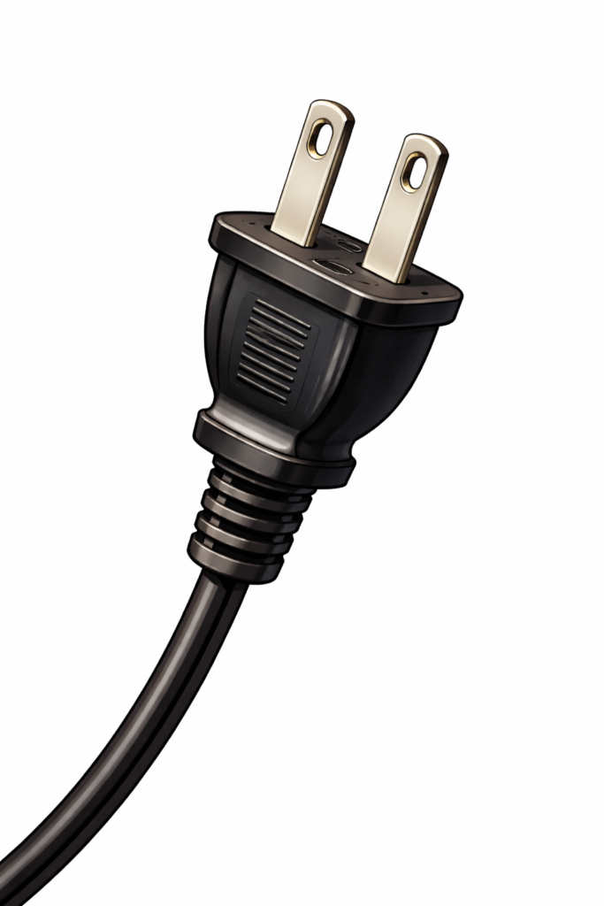 コンセントプラグの説明用