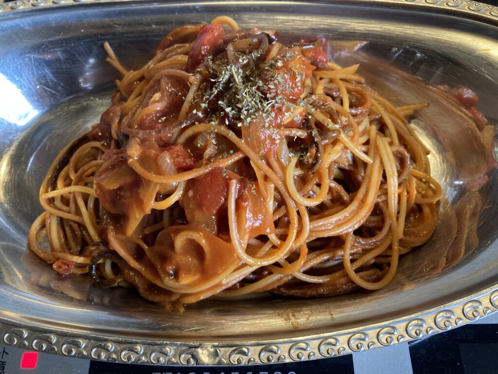 完成した暗殺者のパスタ