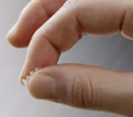 少々の量（親指と人差し指の2本で軽くつまむ量）の例