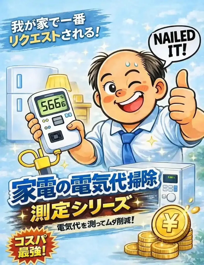家電の電気代まとめ|実測データでムダを減らす方法