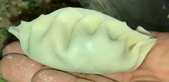 餃子を包む写真　完成